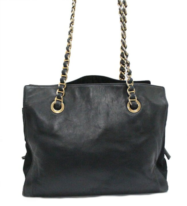 楽天市場】プラダ PRADA ロゴ型押し チェーンショルダーバッグ レザー  