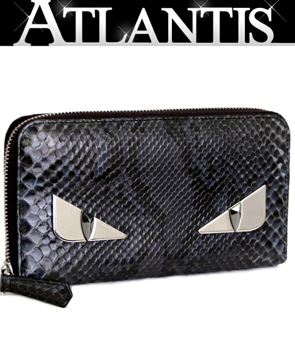 楽天市場】極美品 フェンディ FENDI モンスター ラウンドジップ  