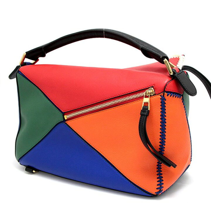 楽天市場】美品 ロエベ LOEWE パズルバッグ 2WAYバッグ ミディアム 