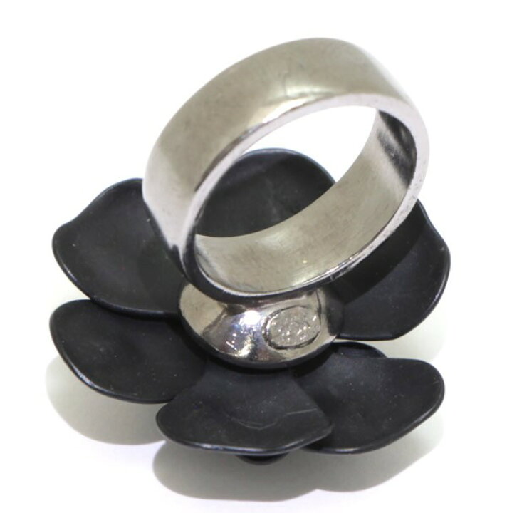 楽天市場】シャネル CHANEL カメリア ココマーク フラワー リング 指輪  