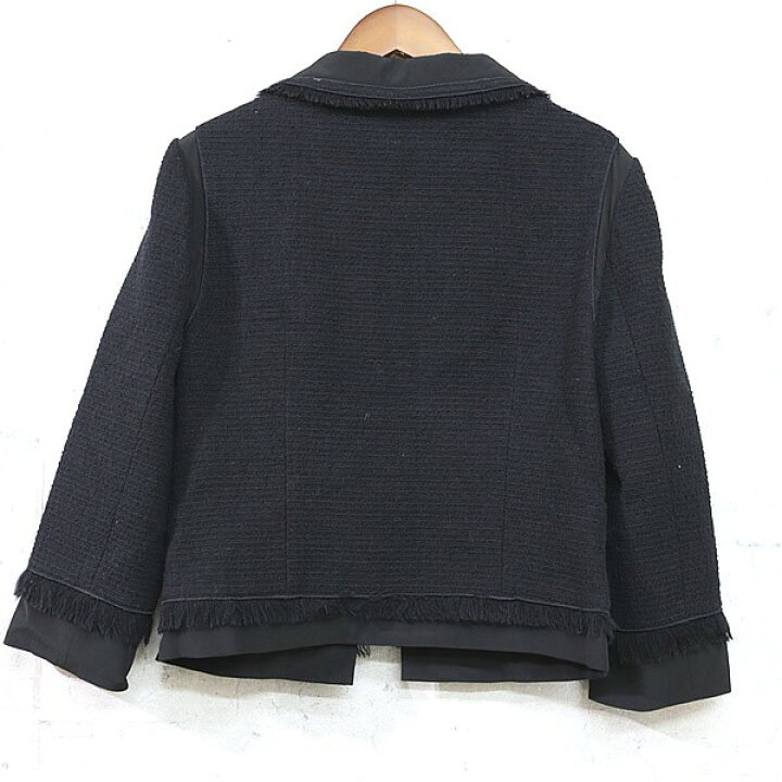 楽天市場】【広尾店】美品 フォクシー FOXEY ツイードジャケット 黒 