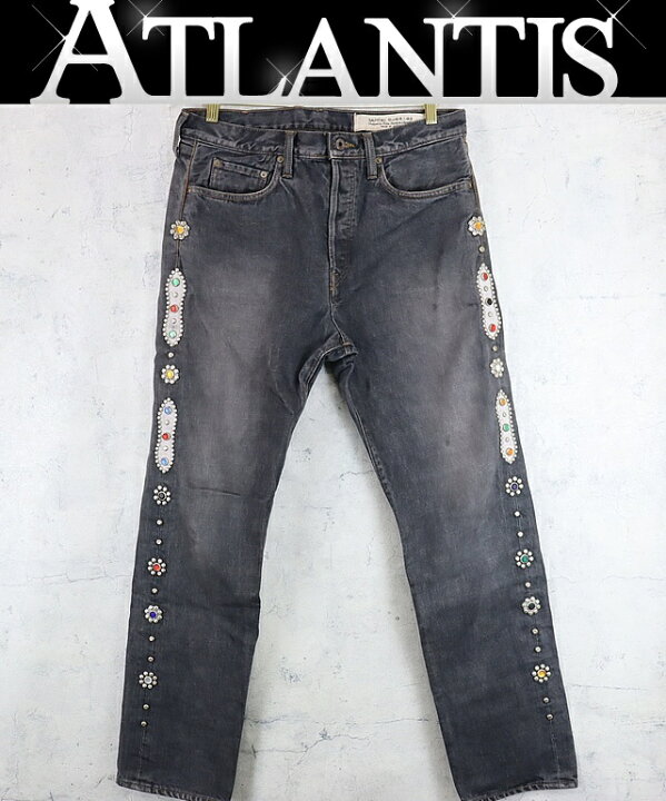 KAPITAL キャピタル スタッズ デニムパンツ - ストレートデニム 