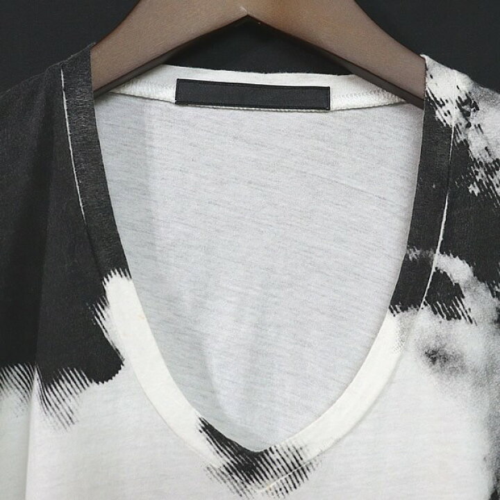 楽天市場】【広尾店】 ユリウス JULIUS ロングシャツ ワンピース 白×黒 