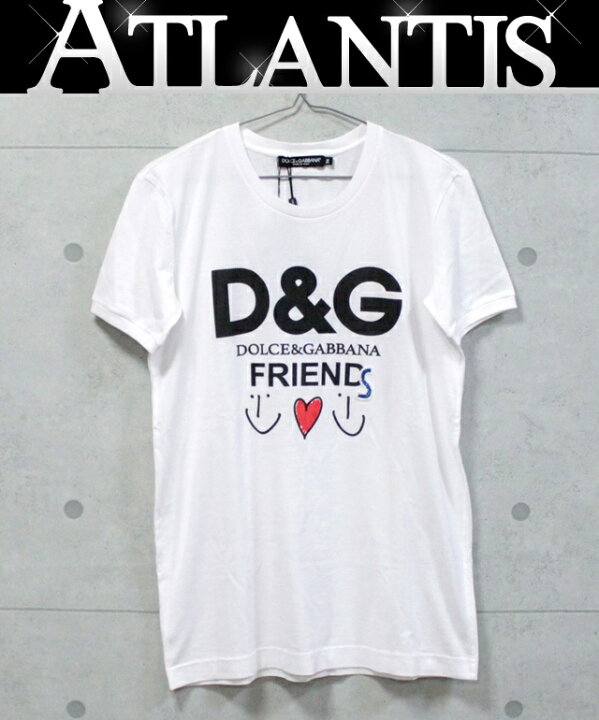 楽天市場】未使用 ドルチェ＆ガッバーナ DOLCE&GABBANA ロゴTシャツ 