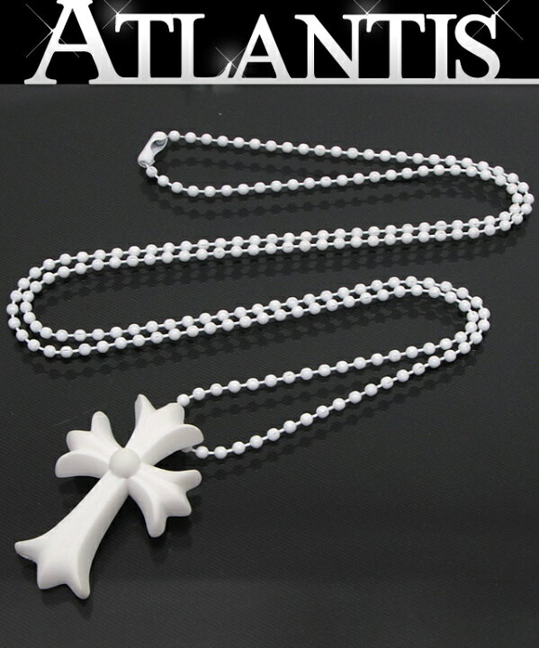 楽天市場】CHROME HEARTS クロムハーツ クロス ラバーネックレス  