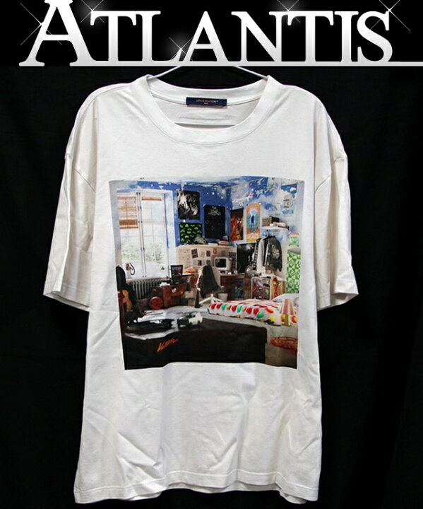 ルイヴィトン LOUIS VUITTON LVハウスプリンテッドTシャツ HOY01WNPG T  