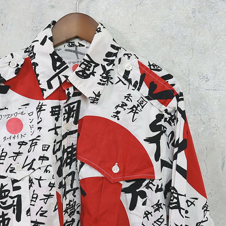 ラロッカジョンソンズ日の丸漢字シャツM