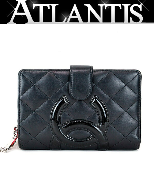 楽天市場】【広尾店】 シャネル CHANEL カンボン ジップアラウンド 二 