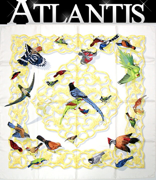 楽天市場】美品 エルメス HERMES カレ90 OISEAUX DE L 
