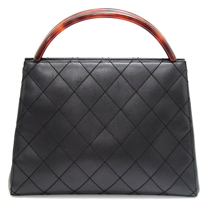 楽天市場】シャネル CHANEL べっ甲 ハンドル マトラッセ ハンドバッグ  