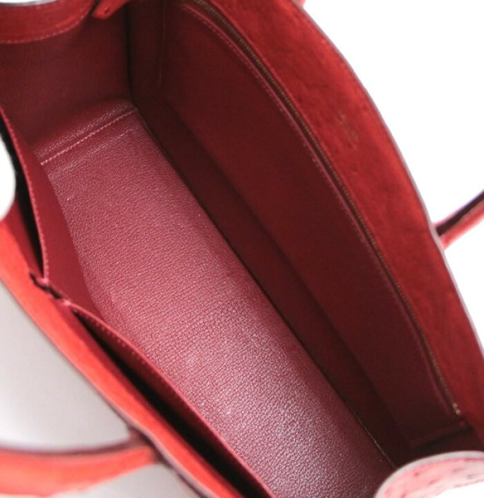 楽天市場】【広尾店】エルメス HERMES ホワイトバスPM オーストリッチ 