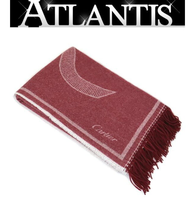 楽天市場】【広尾店】美品 カルティエ 大判ストール マフラー カシミア  