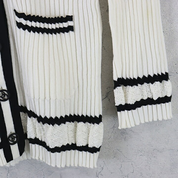 楽天市場】【広尾店】シャネル CHANEL ニット カーディガン ココマーク 