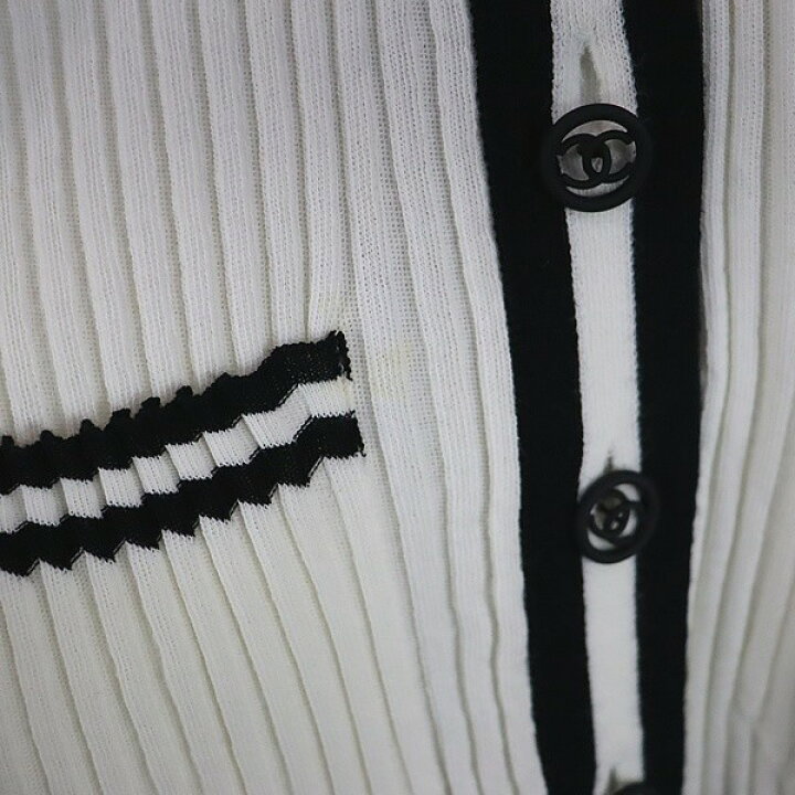 楽天市場】【広尾店】シャネル CHANEL ニット カーディガン ココマーク  
