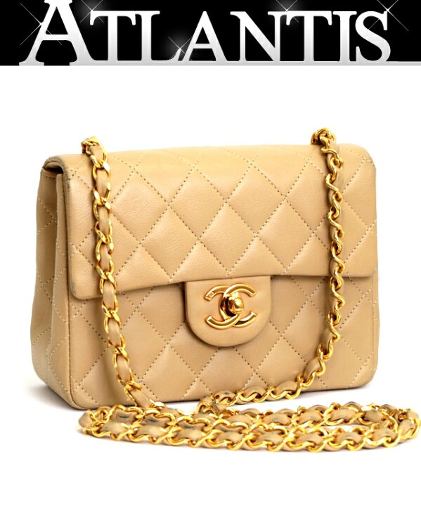楽天市場】シャネル CHANEL ミニマトラッセ18 チェーンショルダー 