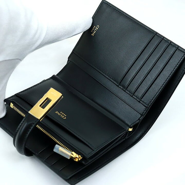楽天市場】【広尾店】 新品 セリーヌ CELINE トリフォールドウォレット 