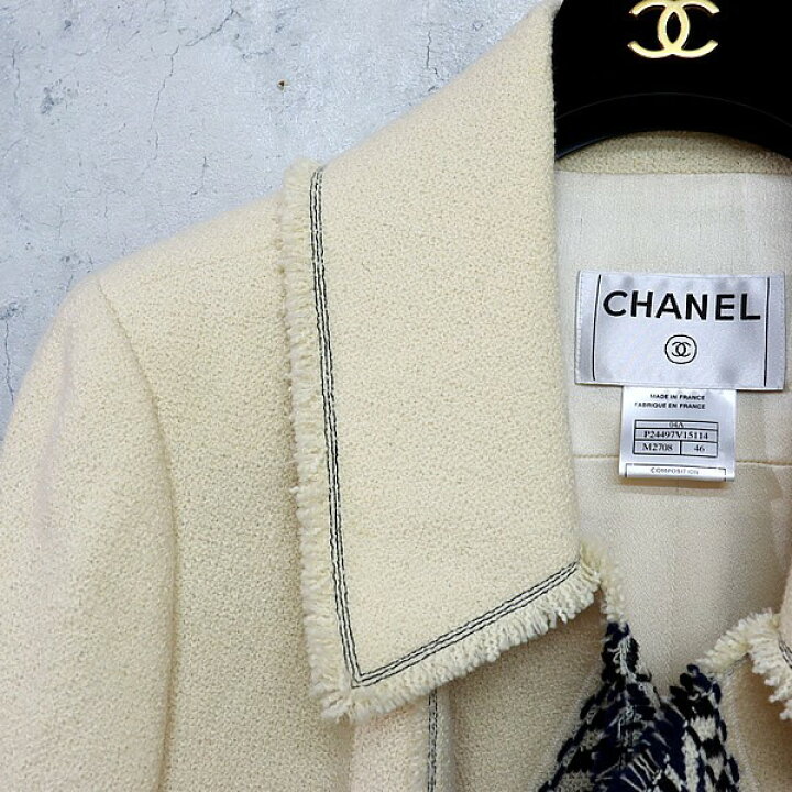 楽天市場】【広尾店】 シャネル CHANEL ガウンコート ライトベージュ  