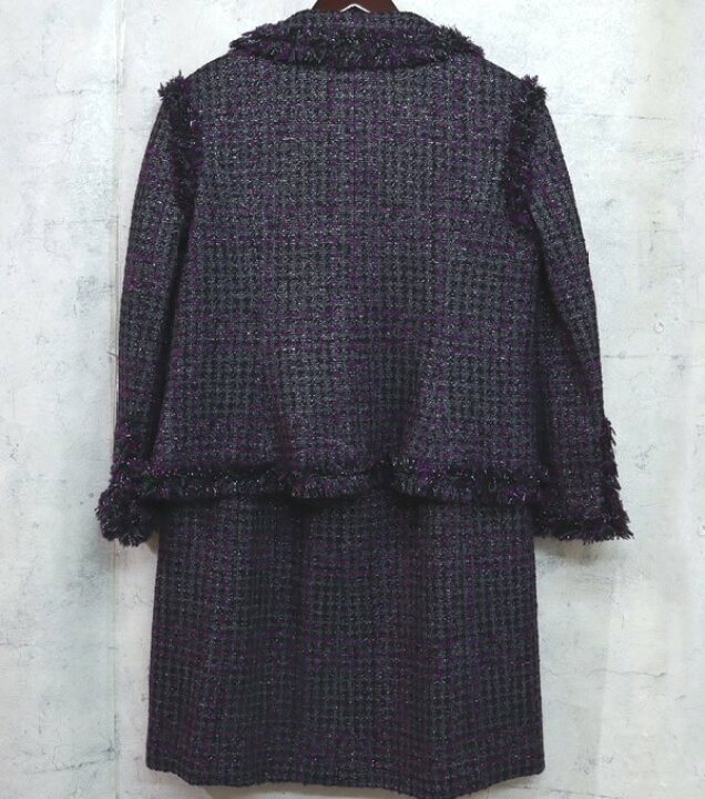 楽天市場】【広尾店】シャネル CHANEL ラメツイード セットアップ  