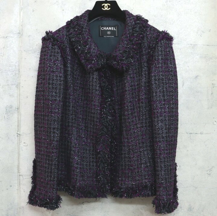 楽天市場】【広尾店】シャネル CHANEL ラメツイード セットアップ  