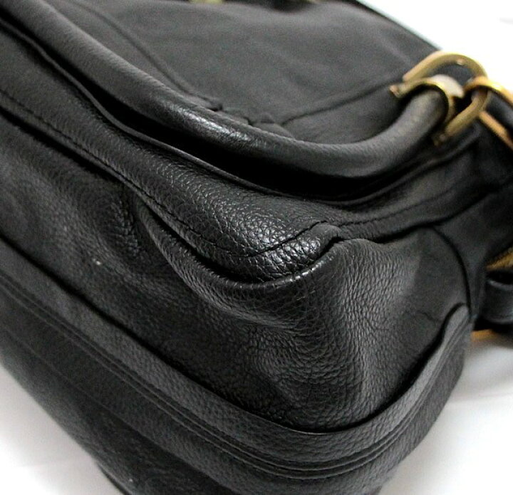 楽天市場】美品 クロエ Chloe パラティ スモール 2WAYバッグ レザー 黒  