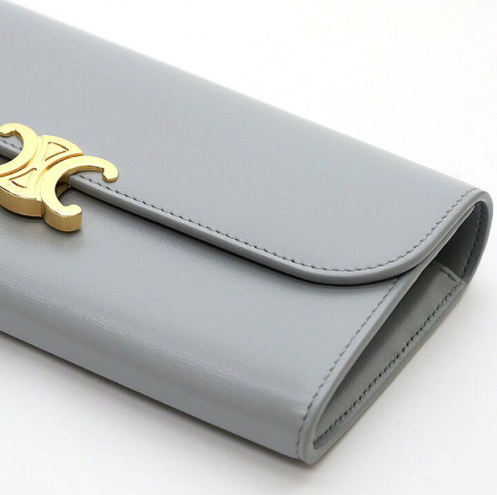 楽天市場】【広尾店】美品 セリーヌ CELINE トリオンフ 二つ折り長財布 