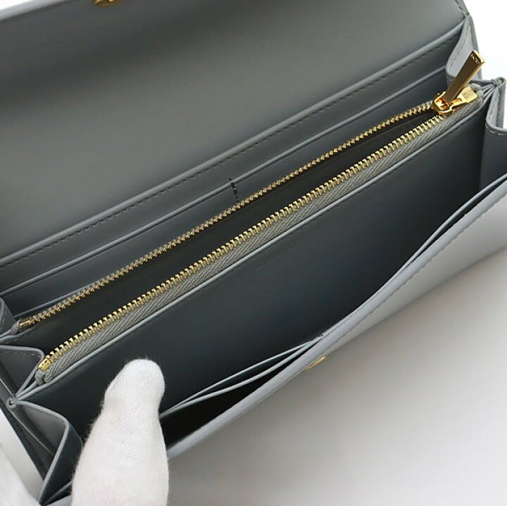 楽天市場】【広尾店】美品 セリーヌ CELINE トリオンフ 二つ折り長財布 