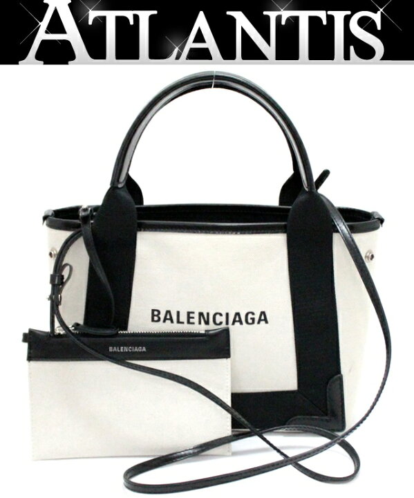 楽天市場】バレンシアガ BALENCIAGA ネイビーカバスXS 2WAY トート 