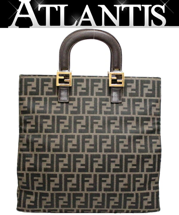楽天市場】フェンディ FENDI ヴィンテージ ズッカ柄 縦長トートバッグ  