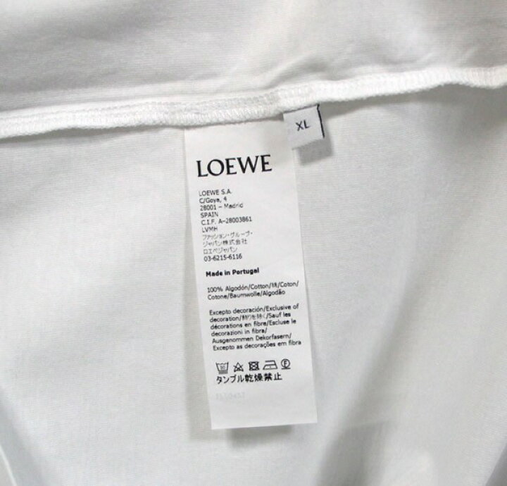 楽天市場】ロエベ LOEWE パウラズ イビザ ロゴプリント 半袖Tシャツ 