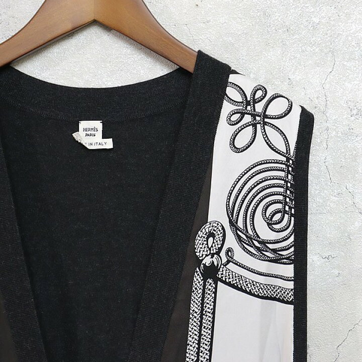 楽天市場】【広尾店】 美品 エルメス HERMES カシミア×シルク  
