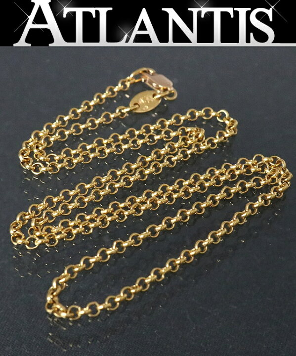 クロムハーツ ネックレス 22K 太い ロールチェーン18inch オールド  