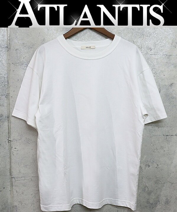 楽天市場】【広尾店】美品 セリーヌ CELINE Tシャツ カットソー 白 