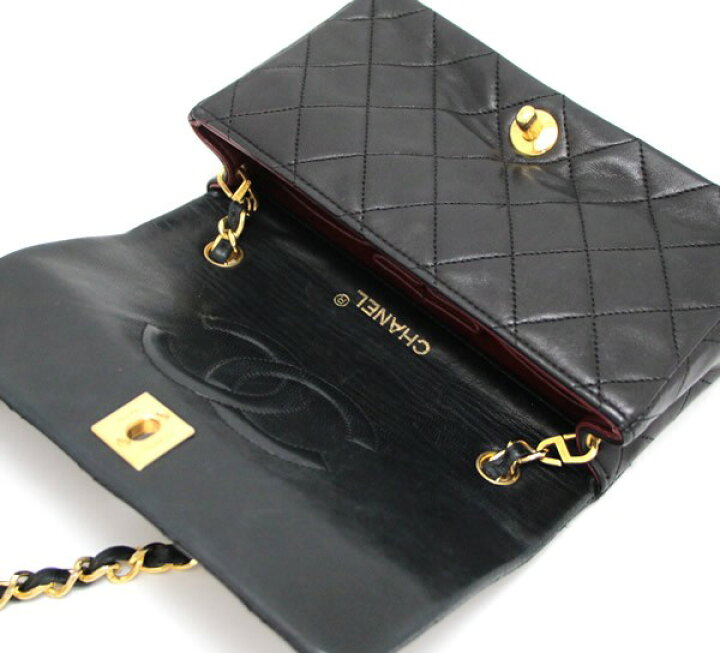 楽天市場】シャネル CHANEL ミニマトラッセ フルフラップ チェーン 