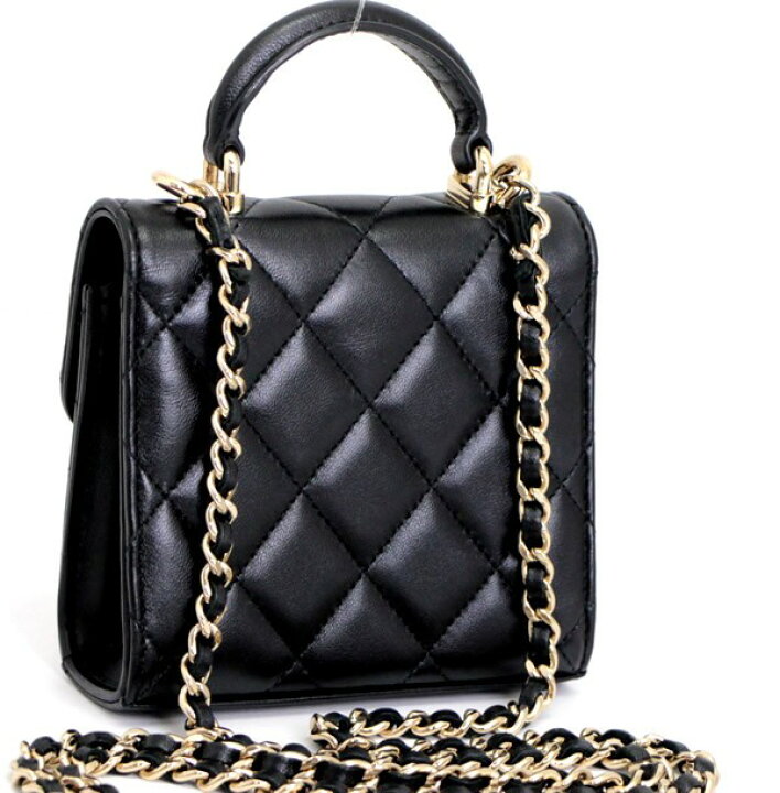 楽天市場】美品 シャネル CHANEL マトラッセ トップハンドル ミニ  