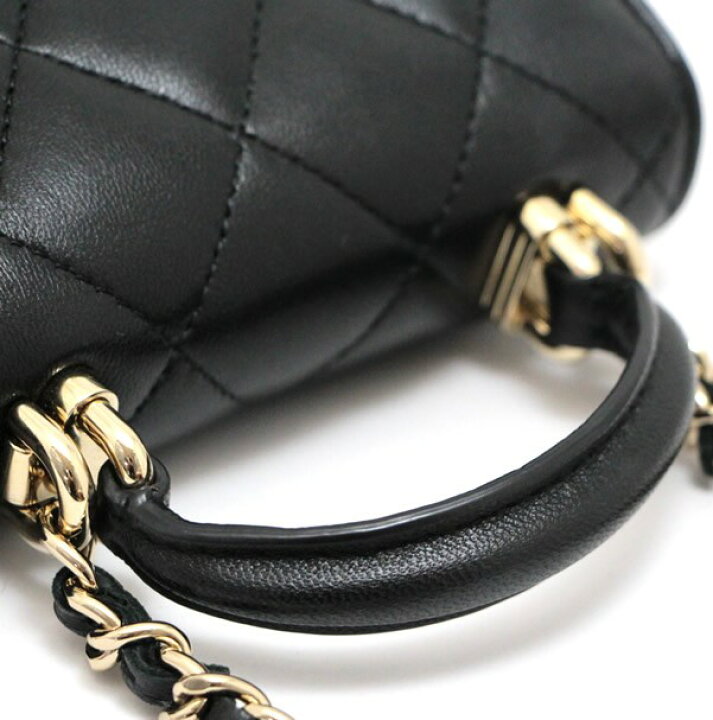 楽天市場】美品 シャネル CHANEL マトラッセ トップハンドル ミニ 
