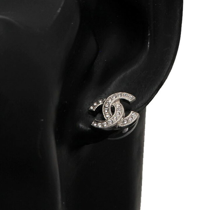 楽天市場】美品 シャネル CHANEL きらきら ココマーク ピアス シルバー  