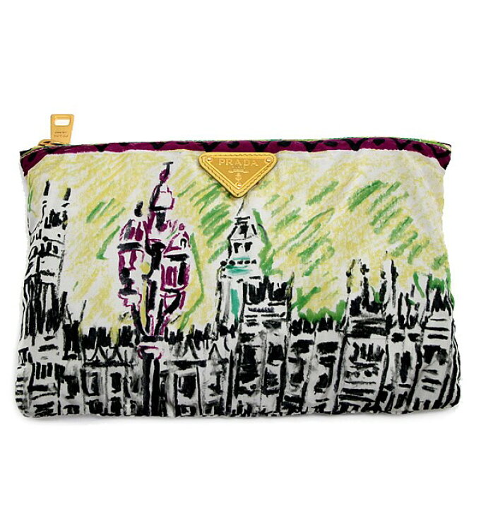 楽天市場】プラダ PRADA 三角ロゴ エコバッグ ポーチ ロンドン  