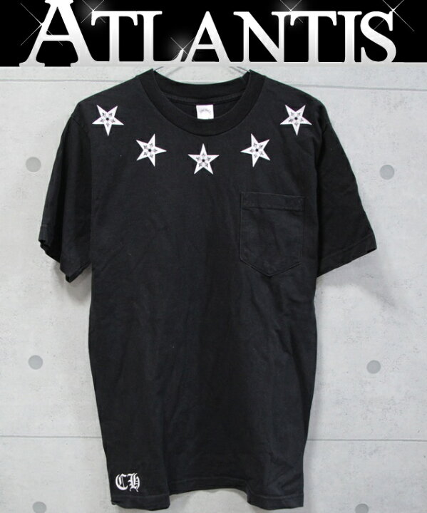 楽天市場】CHROME HEARTS クロムハーツ バックプリント Tシャツ 黒 