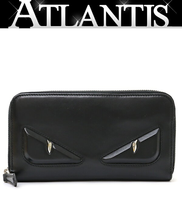 楽天市場】【広尾店】フェンディ FENDI バグズアイモンスター 長財布  