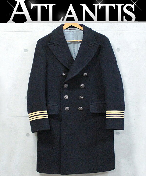 楽天市場】グッチ GUCCI ミリタリーコート ロング メンズ ネイビー  