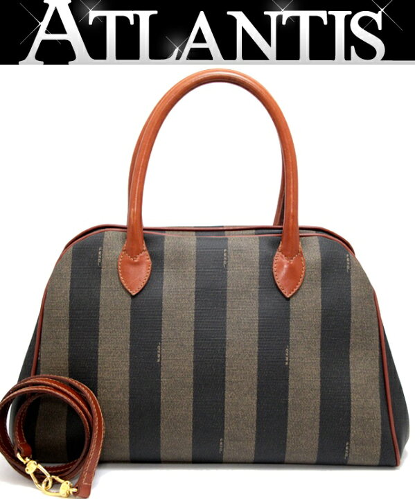 楽天市場】フェンディ FENDI ヴィンテージ ペカン柄 ハンドバッグ  