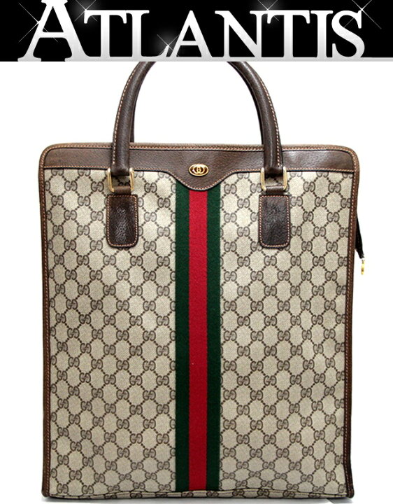 楽天市場】グッチ GUCCI オールドグッチ GG柄 シェリーライン 縦型  