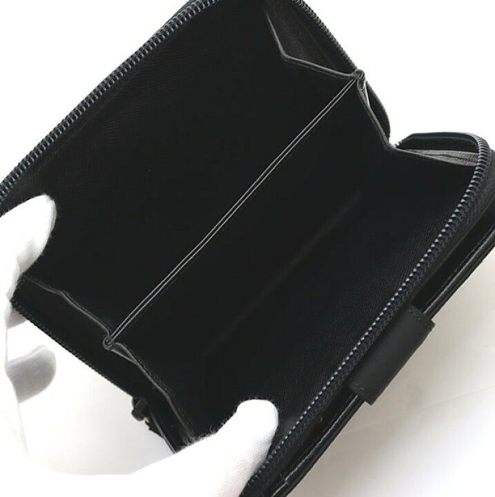 楽天市場】【広尾店】美品 プラダ PRADA ラウンドファスナー二つ折り 