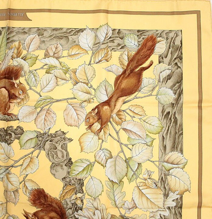 楽天市場】美品 エルメス HERMES カレ90 CASSE NOISETTE くるみ割り 