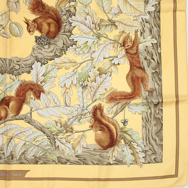 楽天市場】美品 エルメス HERMES カレ90 CASSE NOISETTE くるみ割り 