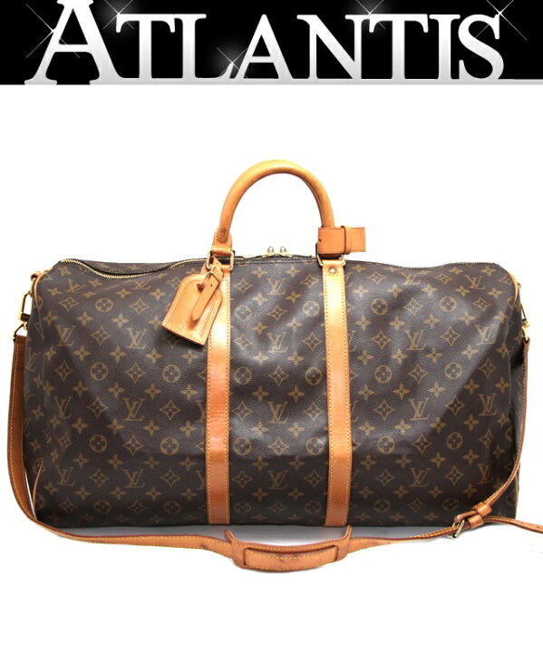 極美品】LOUIS VUITTON ルイ・ヴィトン キーポルバンドリエール55 