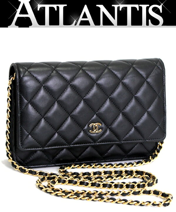 楽天市場】美品 シャネル CHANEL マトラッセ チェーンウォレット  