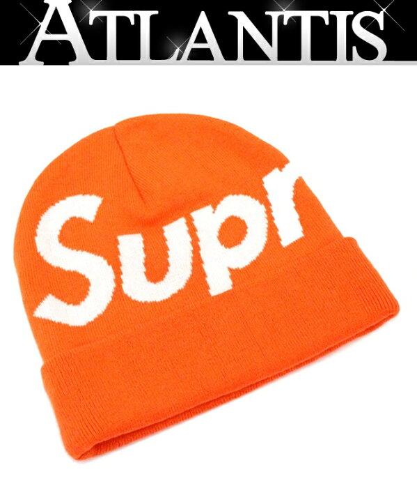 楽天市場】未使用 Supreme シュプリーム ニット帽 ビックロゴ ビーニー 