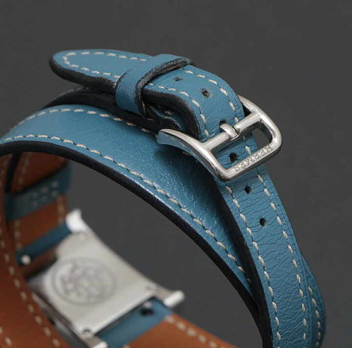 楽天市場】【広尾店】 エルメス HERMES Hウォッチ ミニ ドゥブル  