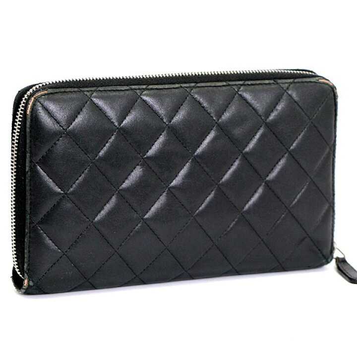 楽天市場】シャネル CHANEL マトラッセ ラウンドファスナー 